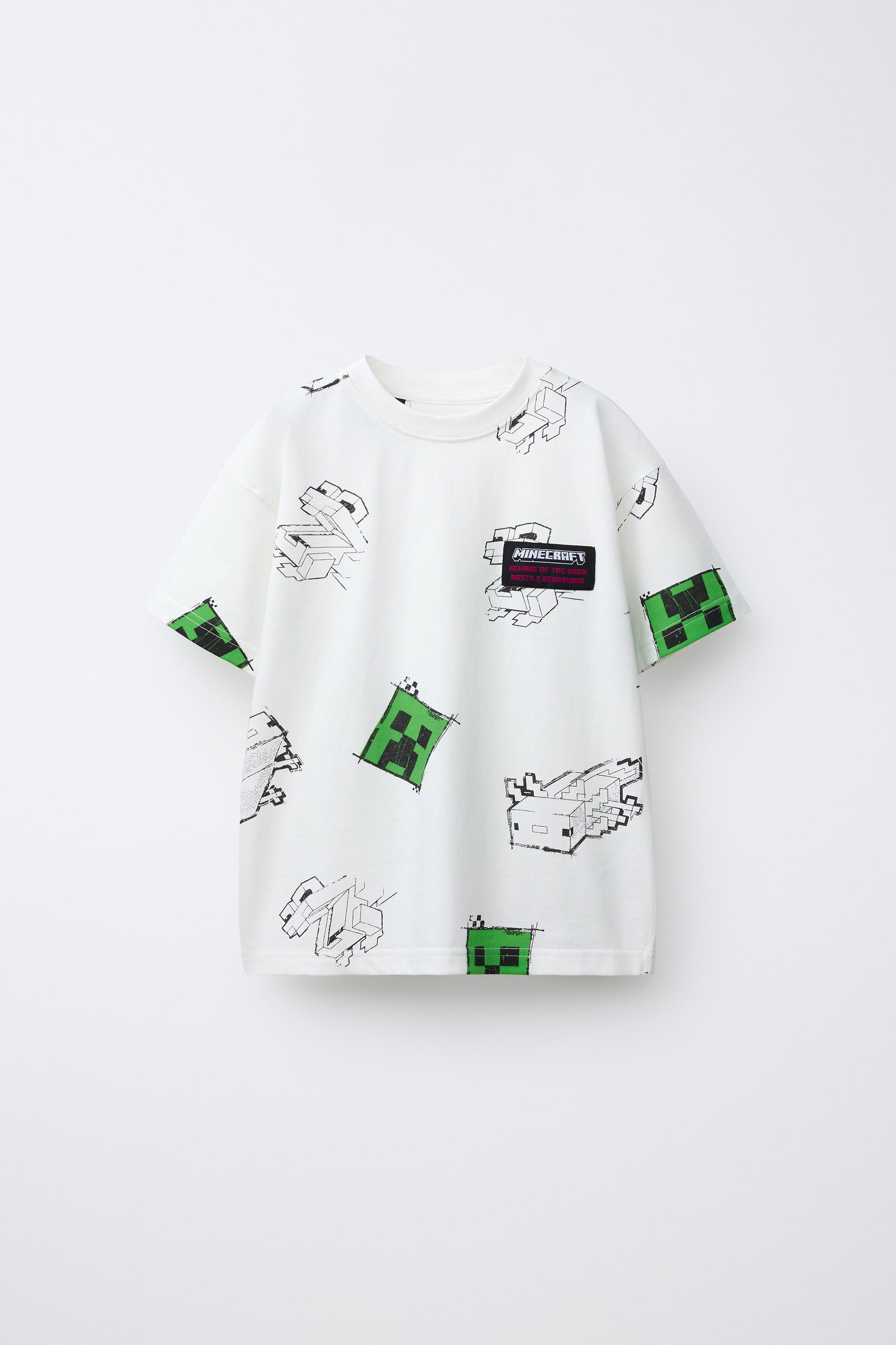 T-SHIRT IMPRIMÉ MINECRAFT © MOJANG AB. ™